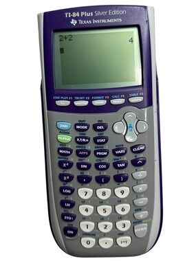Texas Instruments® TI-84 Plus Silver Edition Graphing Calculator